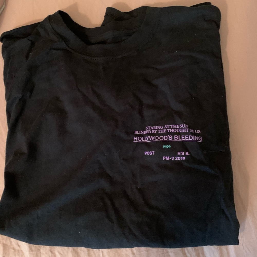 post malone hollywood’s bleeding your shirt size M
